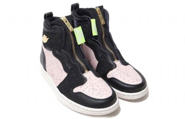 Retro Basketbalové Boty Nike Air Jordan 1 High Tops Na Zip Pro Ženy Červené