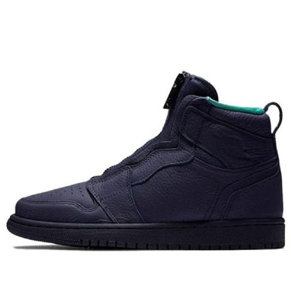 Retro Basketbalové Boty Nike Air Jordan 1 High Tops Na Zip Pro Ženy Modré