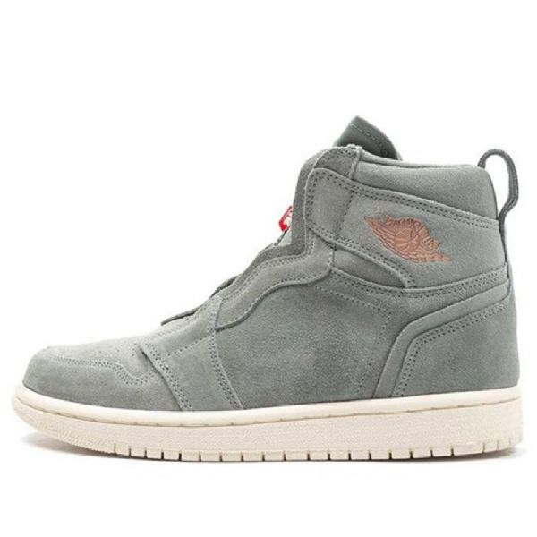 Retro Basketbalové Boty Nike Air Jordan 1 High Tops Na Zip Pro Ženy Zelené
