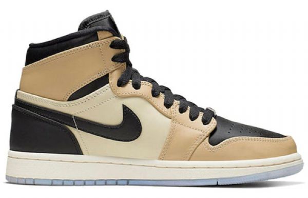 Retro Basketbalové Boty Nike Air Jordan 1 High Tops Pro Ženy Hnědá Černá
