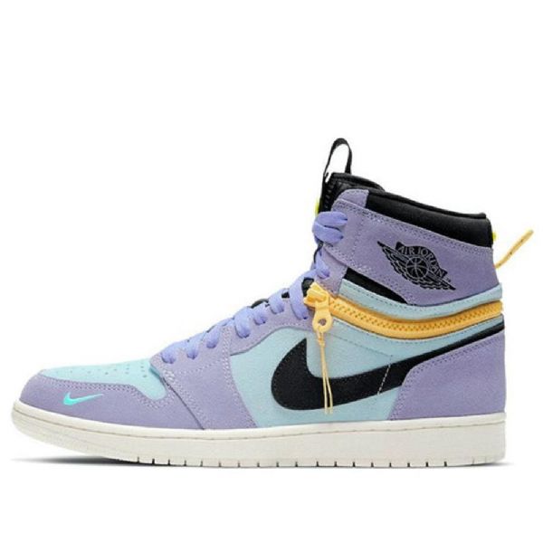 Retro Basketbalové Boty Nike Air Jordan 1 High Tops Switch Pro Muže Fialové