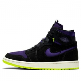 Retro Basketbalové Boty Nike Air Jordan 1 High Tops Zoom Pro Ženy Černá Fialová