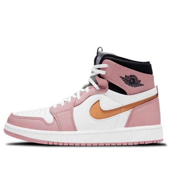 Retro Basketbalové Boty Nike Air Jordan 1 High Tops Zoom Pro Ženy Růžové