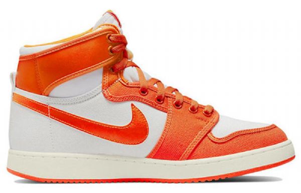 Retro Basketbalové Boty Nike Air Jordan 1 Ko High Tops Pro Muže Oranžově Bílá