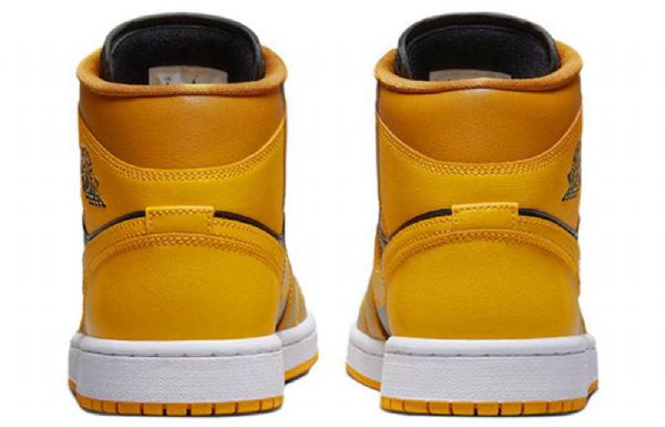Retro Basketbalové Boty Nike Air Jordan 1 Mid Tops Chutney Taxi Pro Ženy Žluté