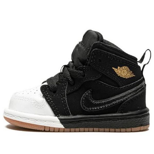 Retro Basketbalové Boty Nike Air Jordan 1 Mid Tops Gt Pro Děti Zlatá