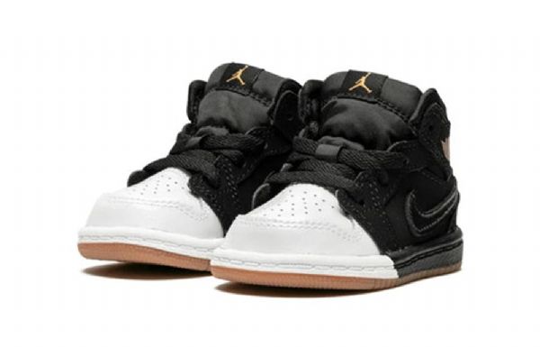 Retro Basketbalové Boty Nike Air Jordan 1 Mid Tops Gt Pro Děti Zlatá