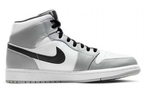 Retro Basketbalové Boty Nike Air Jordan 1 Mid Tops Pro Muže Šedé