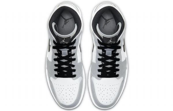 Retro Basketbalové Boty Nike Air Jordan 1 Mid Tops Pro Muže Šedé