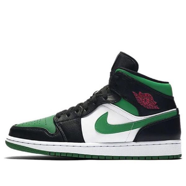Retro Basketbalové Boty Nike Air Jordan 1 Mid Tops Pro Muže Zelené