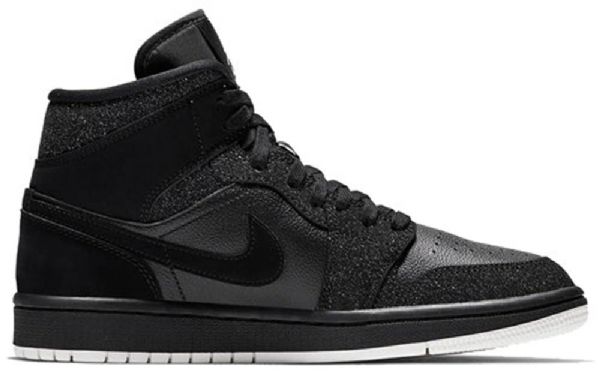 Retro Basketbalové Boty Nike Air Jordan 1 Mid Tops Pro Ženy Černé