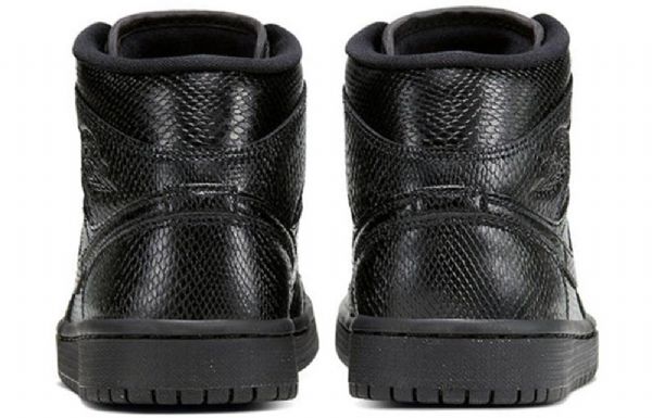 Retro Basketbalové Boty Nike Air Jordan 1 Mid Tops Pro Ženy Černé