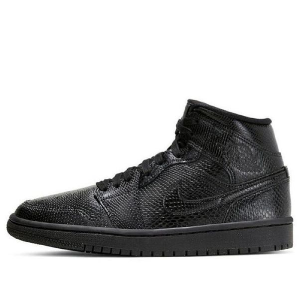 Retro Basketbalové Boty Nike Air Jordan 1 Mid Tops Pro Ženy Černé