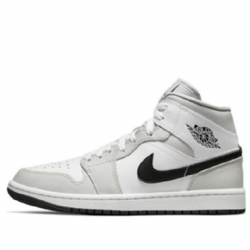 Retro Basketbalové Boty Nike Air Jordan 1 Mid Tops Pro Ženy Šedé