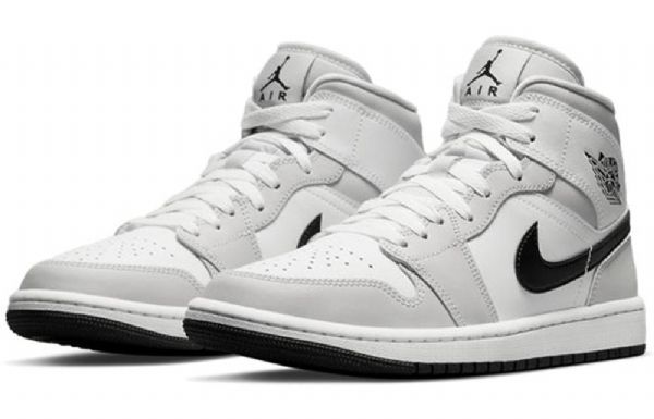 Retro Basketbalové Boty Nike Air Jordan 1 Mid Tops Pro Ženy Šedé