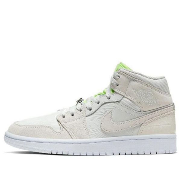 Retro Basketbalové Boty Nike Air Jordan 1 Mid Tops Pro Ženy Zelené