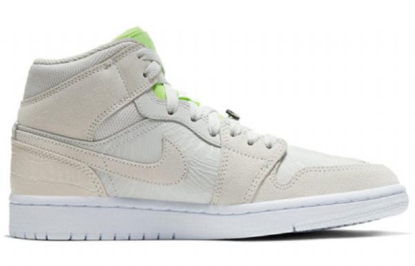Retro Basketbalové Boty Nike Air Jordan 1 Mid Tops Pro Ženy Zelené