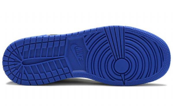 Retro Basketbalové Boty Nike Air Jordan 1 Mid Tops Se Gs Pro Muže Royal Modrý Černá