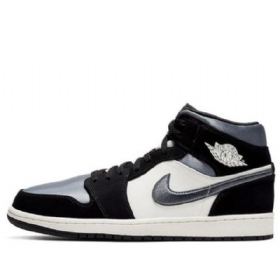 Retro Basketbalové Boty Nike Air Jordan 1 Mid Tops Se Pro Muže Šedé