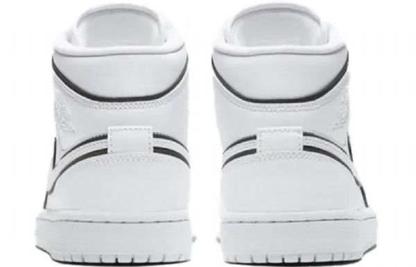Retro Basketbalové Boty Nike Air Jordan 1 Mid Tops Se Pro Ženy Bílé