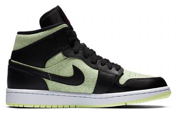 Retro Basketbalové Boty Nike Air Jordan 1 Mid Tops Se Pro Ženy Černé