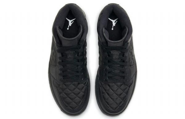 Retro Basketbalové Boty Nike Air Jordan 1 Mid Tops Se Pro Ženy Černé