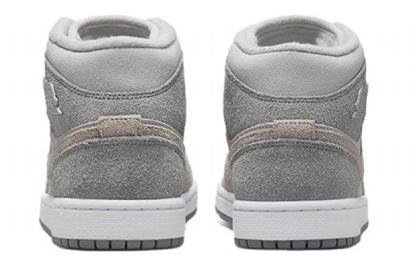 Retro Basketbalové Boty Nike Air Jordan 1 Mid Tops Se Pro Ženy Šedé