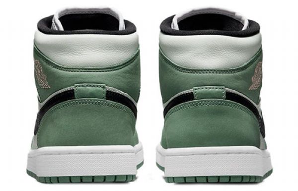 Retro Basketbalové Boty Nike Air Jordan 1 Mid Tops Se Pro Ženy Zelené