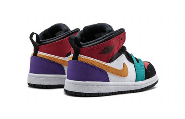 Retro Basketbalové Boty Nike Air Jordan 1 Mid Tops Td Pro Děti Vícebarevné