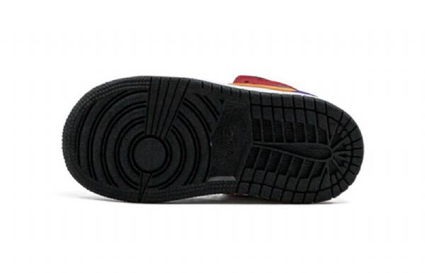 Retro Basketbalové Boty Nike Air Jordan 1 Mid Tops Td Pro Děti Vícebarevné