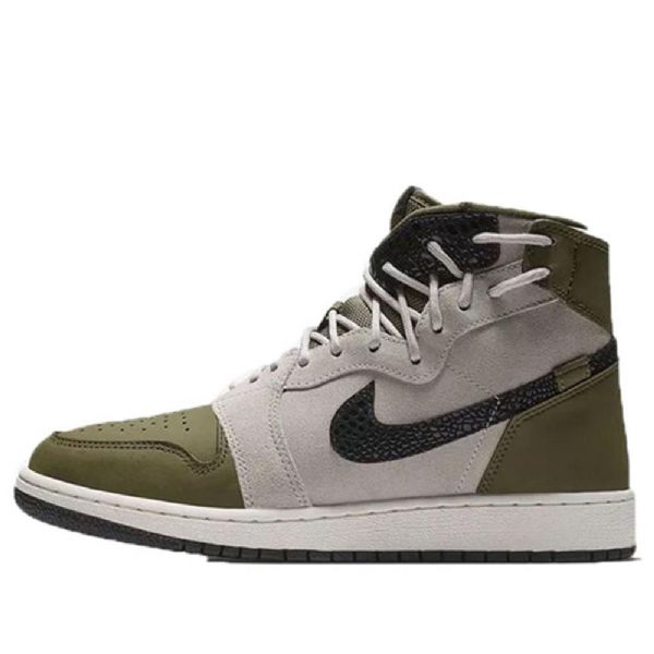 Retro Basketbalové Boty Nike Air Jordan 1 Rebel Xx Pro Ženy Olivově Zelená