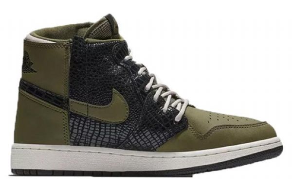 Retro Basketbalové Boty Nike Air Jordan 1 Rebel Xx Pro Ženy Olivově Zelená