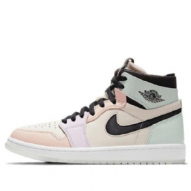 Retro Basketbalové Boty Nike Air Jordan 1 Zoom Air cmft Pro Ženy Světle Fialové