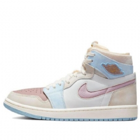 Retro Basketbalové Boty Nike Air Jordan 1 Zoom Air Comfort High Tops Pro Ženy Růžové
