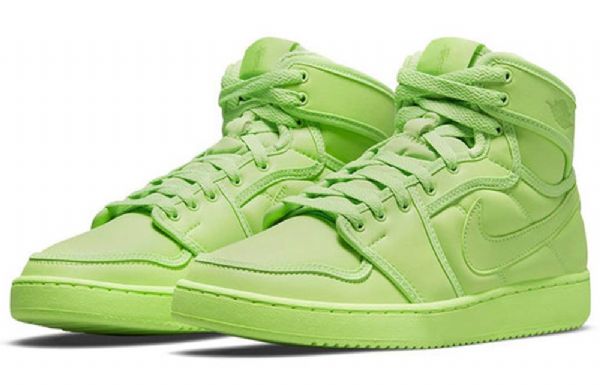 Retro Basketbalové Boty Nike Billie Eilish Air Jordan 1 Ko Pro Muže Zelené