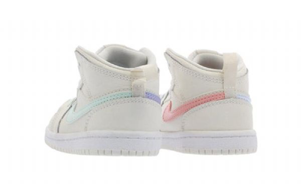 Retro Dětské Basketbalové Boty Nike Air Jordan 1 Mid Tops Gt Šedé