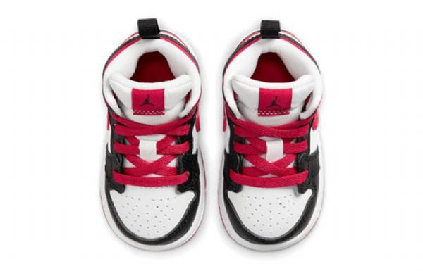 Retro Dětské Basketbalové Boty Nike Air Jordan 1 Mid Tops Td Bílé