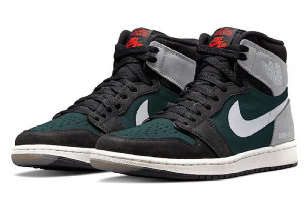 Retro Pánské Basketbalové Boty Nike Air Jordan 1 High Tops Element Gore-tex Černá Šedá