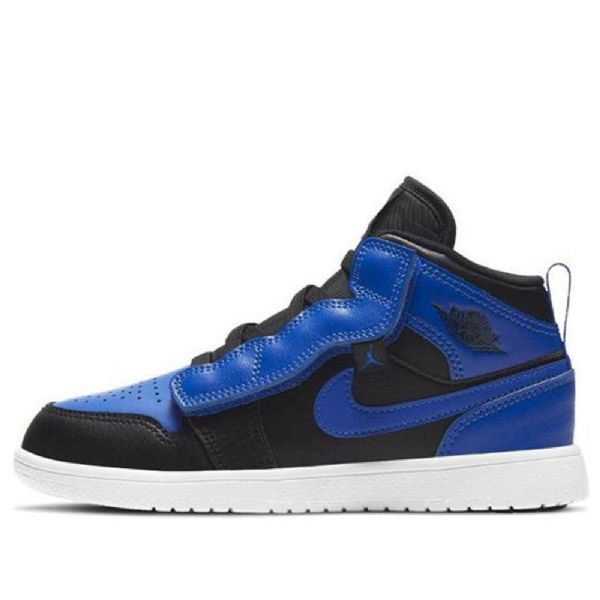 Retro Pánské Basketbalové Boty Nike Air Jordan 1 Mid Tops Alt Ps Černá Modrý