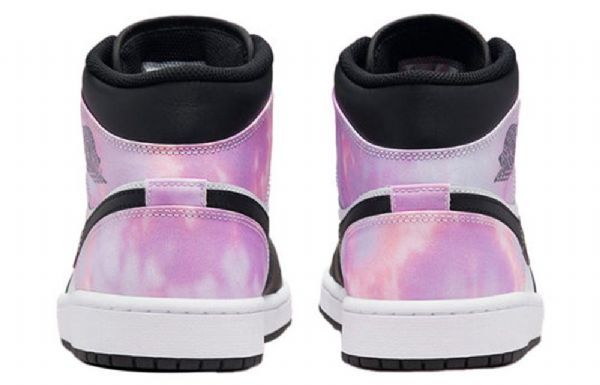 Retro Pánské Basketbalové Boty Nike Air Jordan 1 Mid Tops Se Černá Nachový