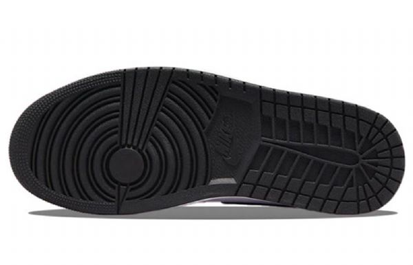 Retro Pánské Basketbalové Boty Nike Air Jordan 1 Mid Tops Se Černá Nachový