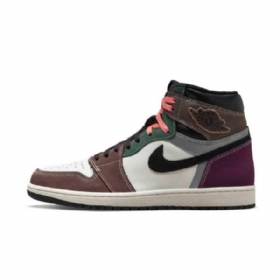 Ručně Vyráběné Dámské Boty Nike Air Jordan 1 High Tops Og Vícebarevné