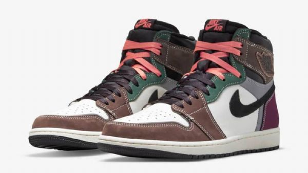 Ručně Vyráběné Dámské Boty Nike Air Jordan 1 High Tops Og Vícebarevné