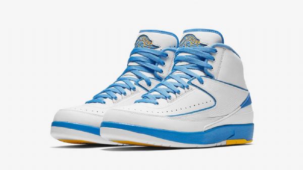 Boty Nike Air Jordan 2 Melo Pro Muže Bílý Modrý