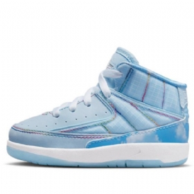 Boty Nike Air Jordan 2 Retro Td J Balvin Pro Děti Modré