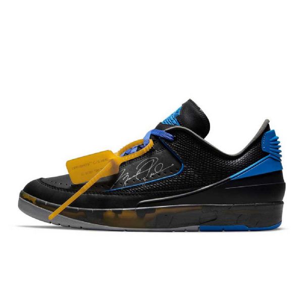 Dámské Nízké Boty Nike Off-white Air Jordan 2 Černé