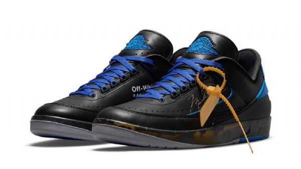 Dámské Nízké Boty Nike Off-white Air Jordan 2 Černé