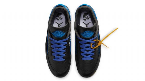 Dámské Nízké Boty Nike Off-white Air Jordan 2 Černé