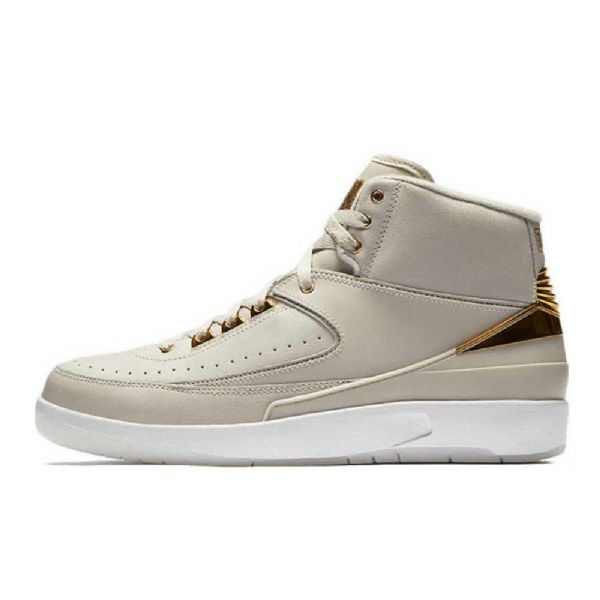 Krémové Boty Nike Air Jordan 2 Quai 54 Pro Muže Khaki