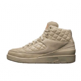 Krémové Boty Nike Just Don Air Jordan 2 Pro Muže Hnědé
